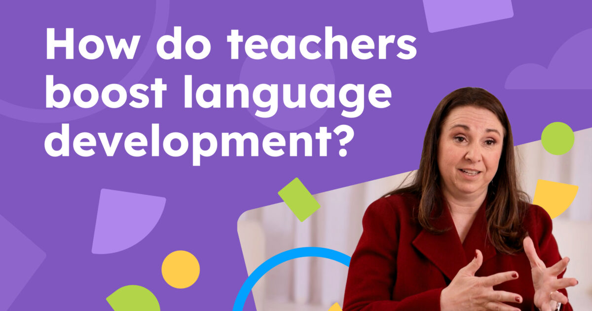 Reading Universe | How do teachers boost language development?