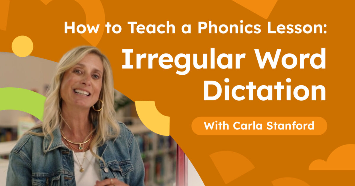 Reading Universe | How to Teach a Phonics Lesson: Irregular Word…