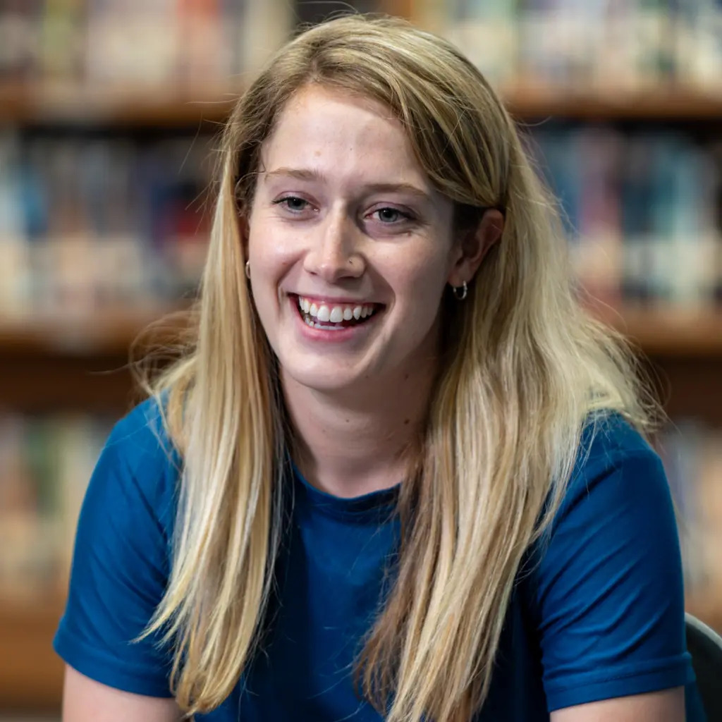 Ava Caldwell smiling.