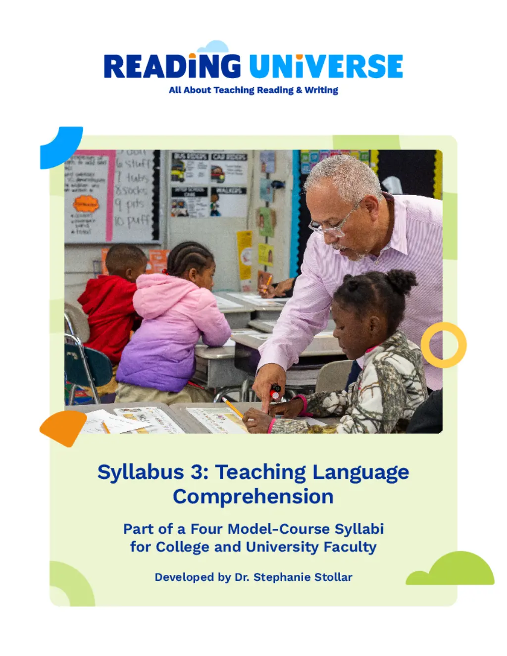 Syllabus 03 teaching language comprehension reading universe