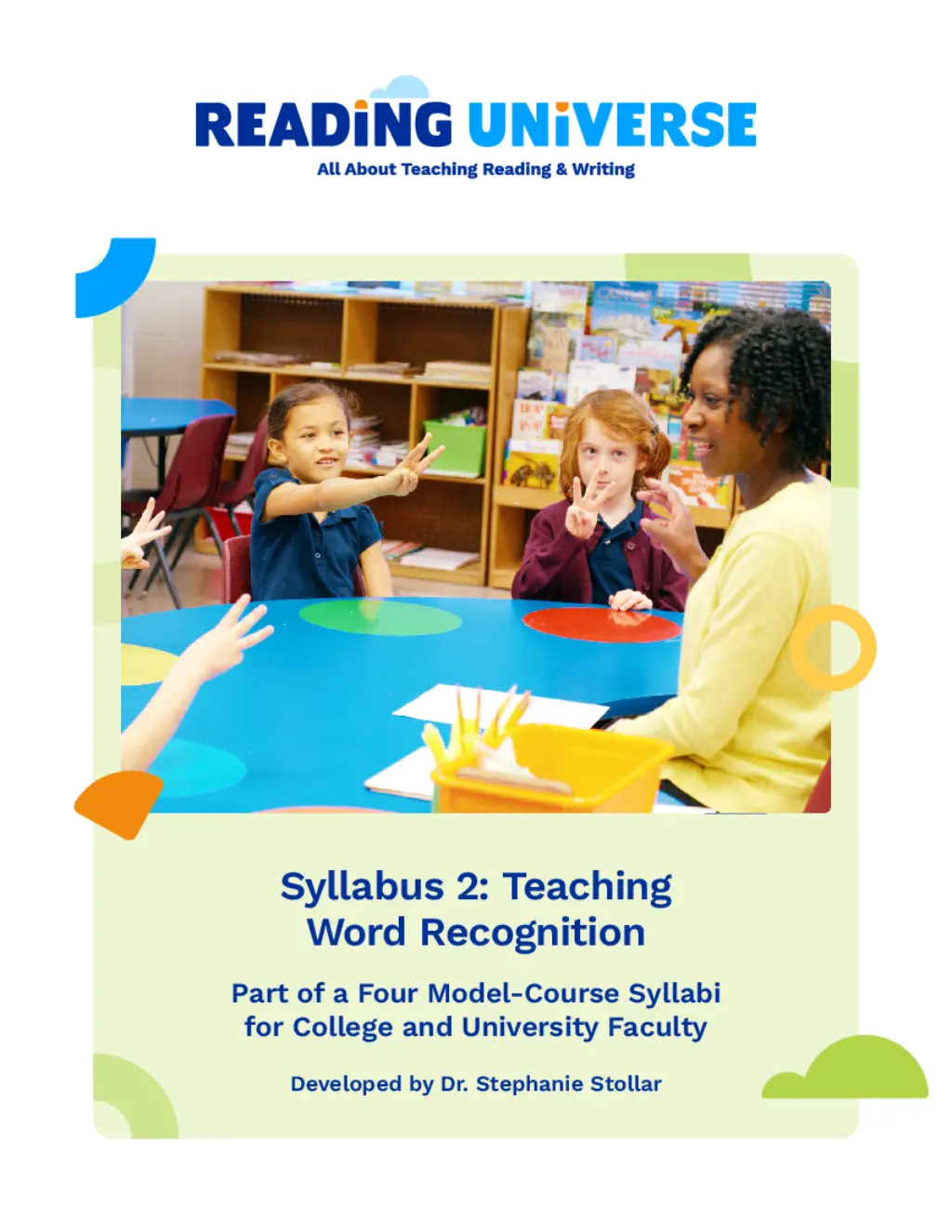 Syllabus 02 teaching word recognition reading universe